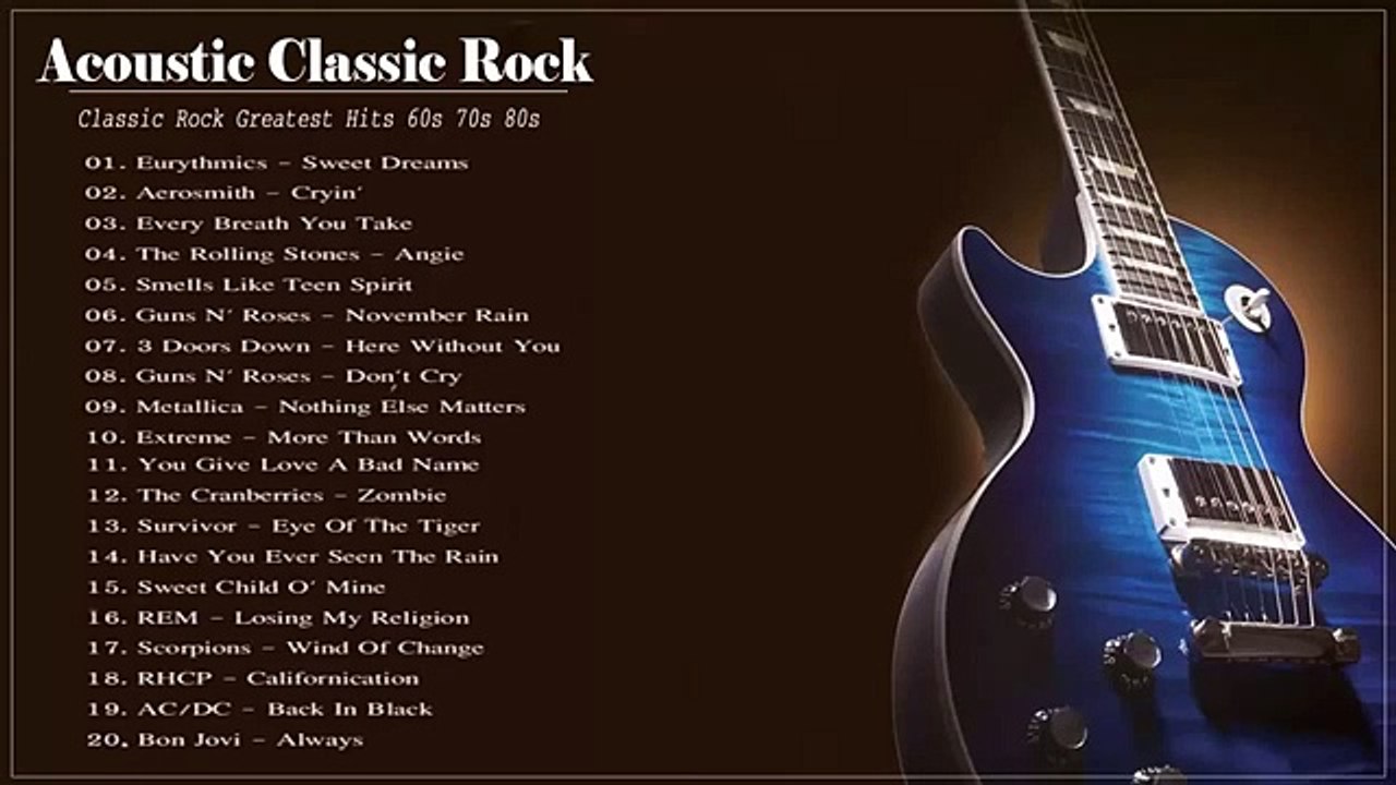 Acoustic Classic Rock 📻 Classic Rock 60s_ 70s_ 80s 📻 Rock love song nonstop
