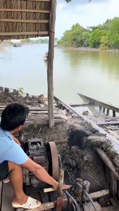 technique cross the boat