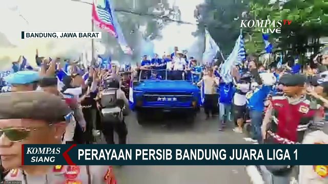 Rangkaian Perayaan Persib Bandung Juara Liga 1, Konvoi Hingga Naik Gedung Sate