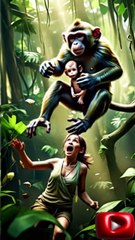 fox save a child in jungle