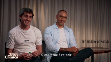 "Coup de foudre au premier son" Paul Mescal dans History Of Sound à Cannes 2025