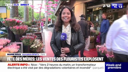 Fête des mères: "Les mamans aiment beaucoup les roses", les ventes des fleuristes explosent ce dimanche