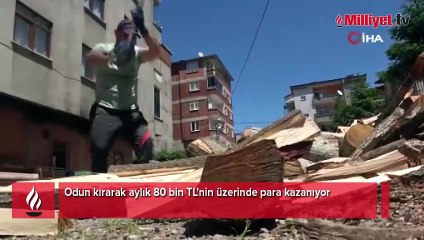 Küçük yaşlarda bu işe girdi, gençlere taş çıkarıyor! Aylık kazancı 80 bin TL