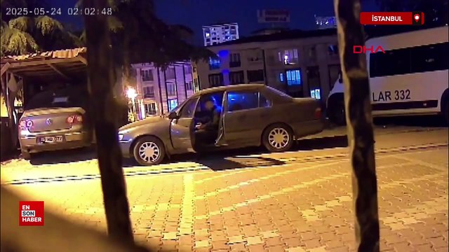 İstanbul'da park halindeki otomobili böyle çaldı
