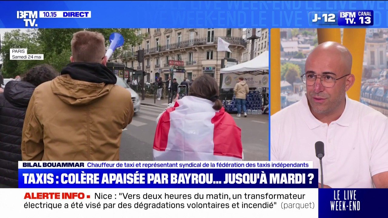 Colère des taxis: "La présence du Premier ministre est un geste fort", estime Bilal Bouammar (syndicat fédération des taxis indépendants)