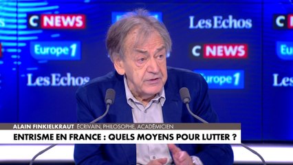 Pour lutter contre l'entrisme, Alain Finkielkraut veut «favoriser l'enseignement du français»