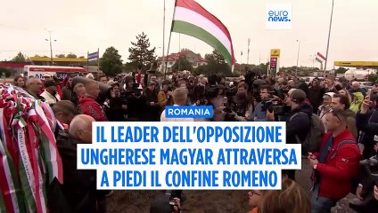 Péter Magyar a Oradea: "La campagna d'odio di Orbán appartiene al passato"