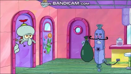 Weenie Bot Forces Squidward To Take Out The Trash