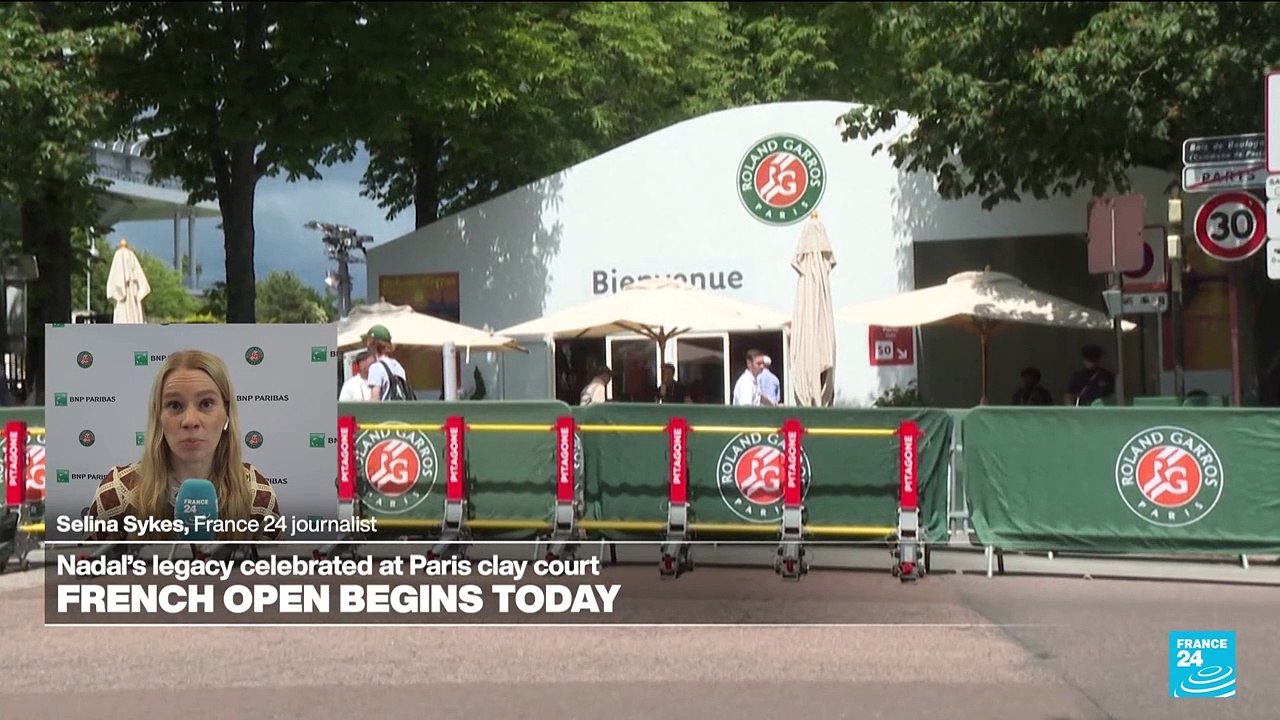 French open begins: Rolland Garros pays tribute to Rafael Nadal