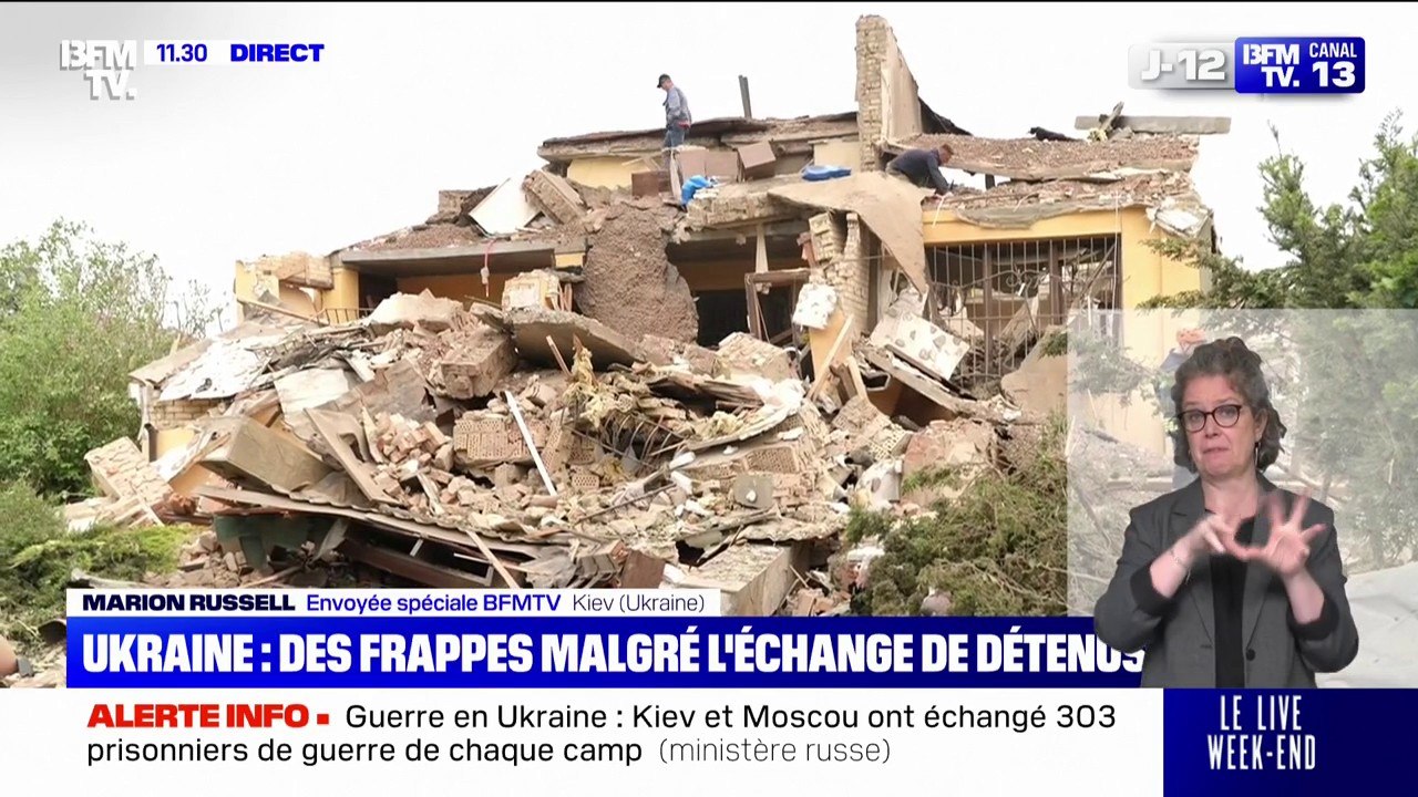 Guerre en Ukraine: les images des dégâts des dernières frappes russes, qui ont fait au moins douze morts