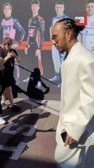 La très classe arrivée du pilote de F1 Lewis Hamilton au dernier jour du GP de Monaco