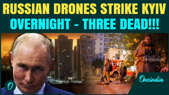 Kyiv Hit by Relentless Russian Drone Strikes — Civilians Killed as Attacks Escalate for Second Night