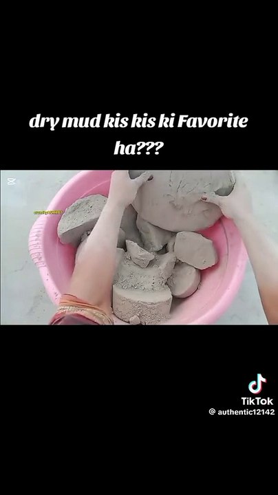 Dry mud crunchy crumbling