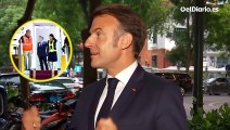 Macron resta importancia al vídeo en el que su mujer le da un manotazo en la cara: 