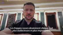Les attaques russes sur l'Ukraine "sont un choix politique" de Poutine estime Zelensky