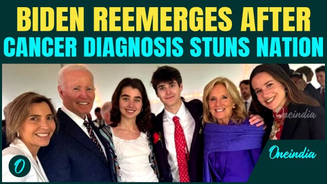 Joe Biden Appears In Public After Prostate Cancer Diagnosis, Attends Grandson’s Graduation | Watch