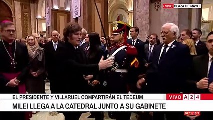 Revolución de Mayo: Milei y su Gabinete participan del Tedeum por el Día de la Patria