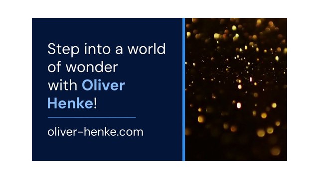 Magician Oliver Henke Close-up Magician & Show Act