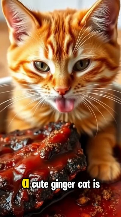 Watch my Ginger Cat Master the Grill