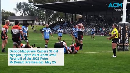 Macquarie Raiders vs Nyngan Tigers | May 2025 | Daily Liberal