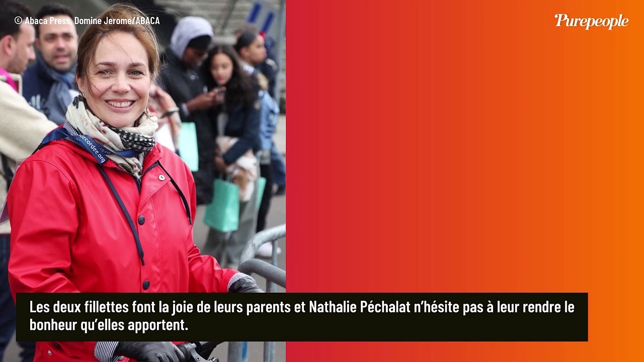 Retour en enfance pour Nathalie Péchalat : Jeanne et Alice, les filles qu’elle a eues avec Jean Dujardin, au premier plan !