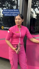 pramugari cantik bus Indonesia