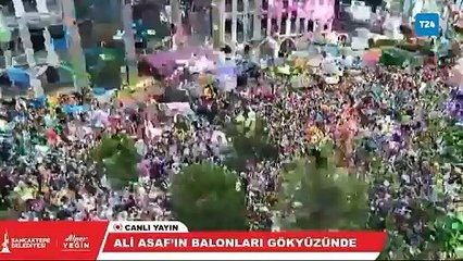 Kanseri yenen minik Ali Asaf için balonlar gökyüzünde; “Sen bir kahramansın Ali Asaf!"