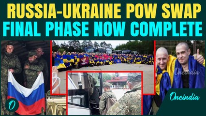 Historic 1,000-for-1,000 POW Swap Complete: 1st Video of Freed Russian Troops Returned from Ukraine