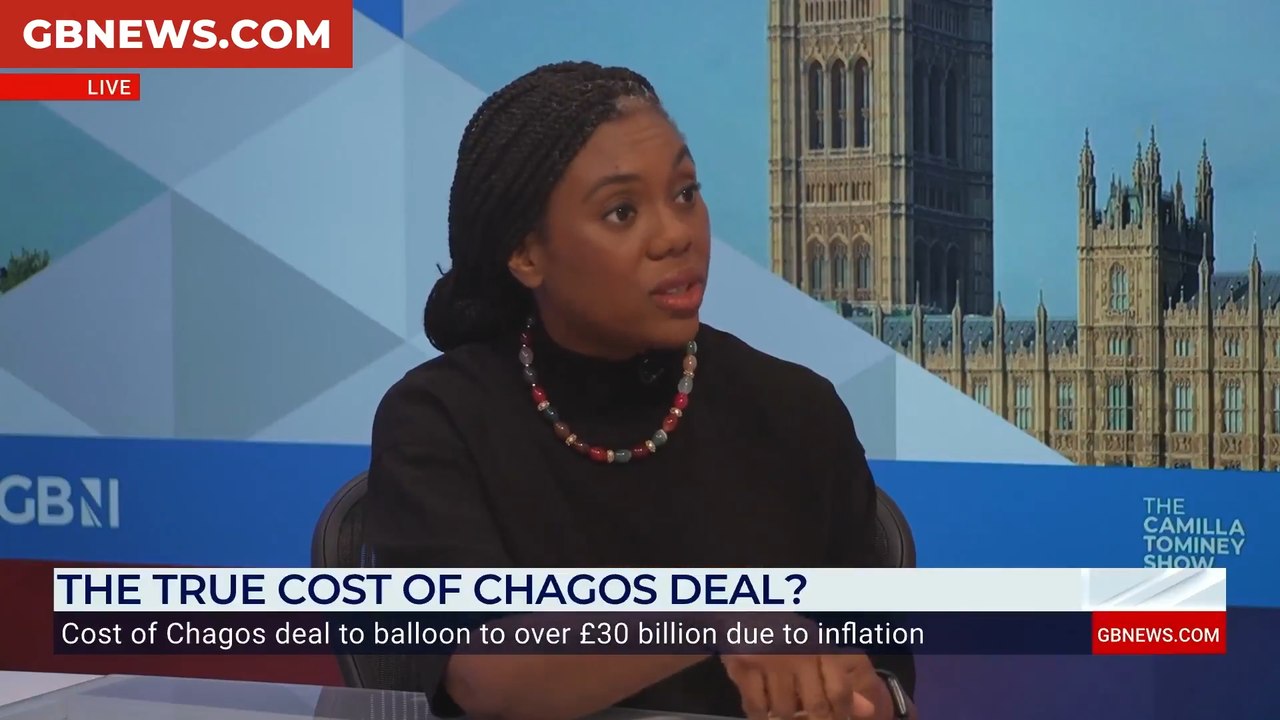 Keir Starmer's Chagos deal is 'reparations' to 'apologise for decolonisation', Badenoch claims