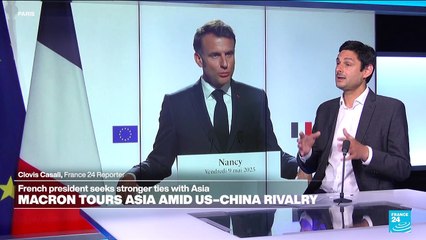 Macron tours Asia amid US-China rivalry