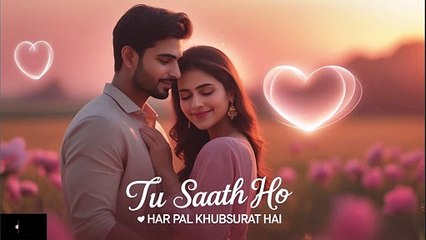 Tere Saath– Har Pal Khubsurat Hai 💖|New Hindi Love Song 2025 💞| #lovesong #romantic #song #bollywood