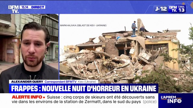 Frappes en Ukraine: l'inquiétude gagne les Ukrainiens après une nouvelle nuit d'horreur