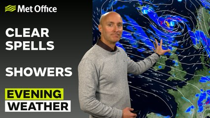 Met Office Sunday Evening weather forecast 25/05/25