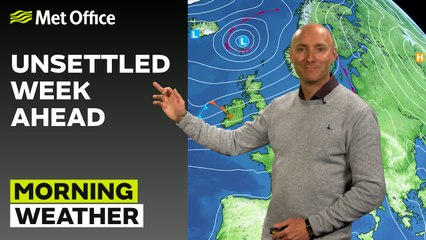 Met Office Monday Morning weather forecast 26/05/25