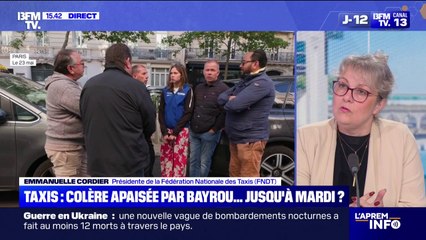 Taxis: "On fait comment pour payer nos salariés ?", déclare Emmanuelle Cordier, présidente de la Fédération nationale des taxis