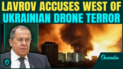 Lavrov UNLEASHES FURY On West |  Accuses Of Backing Ukraine Drone Terror To Sabotage Peace Talks