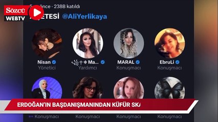 Erdoğan'ın başdanışmanı Saadet Oruç küfür etti