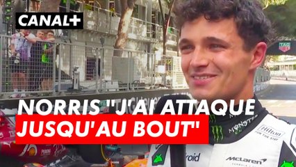 Norris "j'ai attaqué jusqu'au bout" - Grand Prix de Monaco