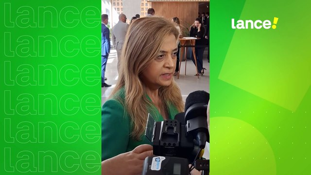 Comparou a desconfiança no Xaud com a desconfiança que tinham nela, que fez a gestão mais vitoriosa do Palmeiras