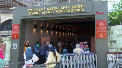 Ayasofya'nın ana kubbesi yenileniyor