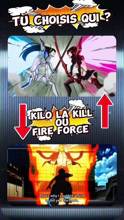 KILL LA KILL VS FIRE FORCE