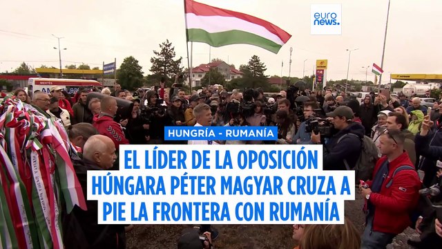 El opositor húngaro Péter Magyar desafía a Orbán desde Rumanía