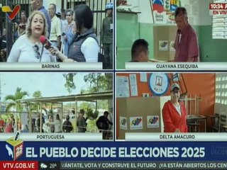 Barinenses se reúnen en los centros de votación para ejercer su derecho al sufragio