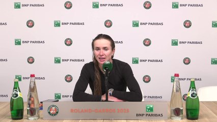 Roland-Garros 2025 - Elina Svitolina : "It's hard for all Ukrainians on the circuit"
