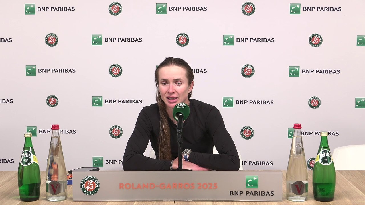 Roland-Garros 2025 - Elina Svitolina : "It's hard for all Ukrainians on the circuit"