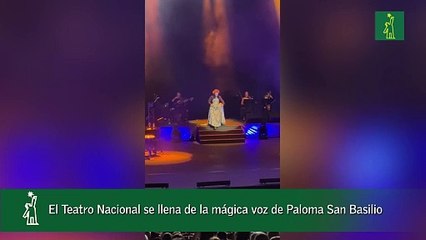 El Teatro Nacional se llena de la mágica voz de Paloma San Basilio
