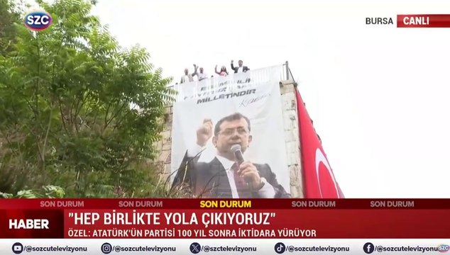 Ekrem İmamoğlu afişi böyle asıldı