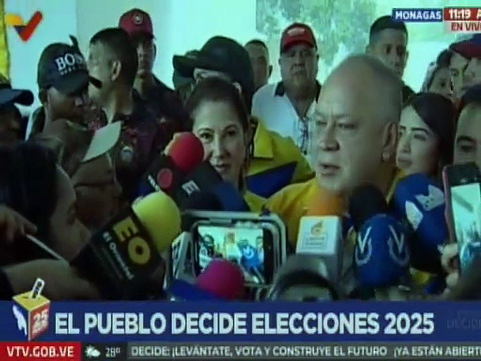 Sec. Gen. PSUV Cabello: Es un gran logro para la patria que se esté eligiendo gobernador en la Guayana Esequiba