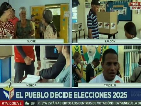Desde tempranas horas el pueblo trujillano salió a ejercer su derecho al voto