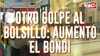 Golpe al bolsillo, aumento el colectivo, otra vez.